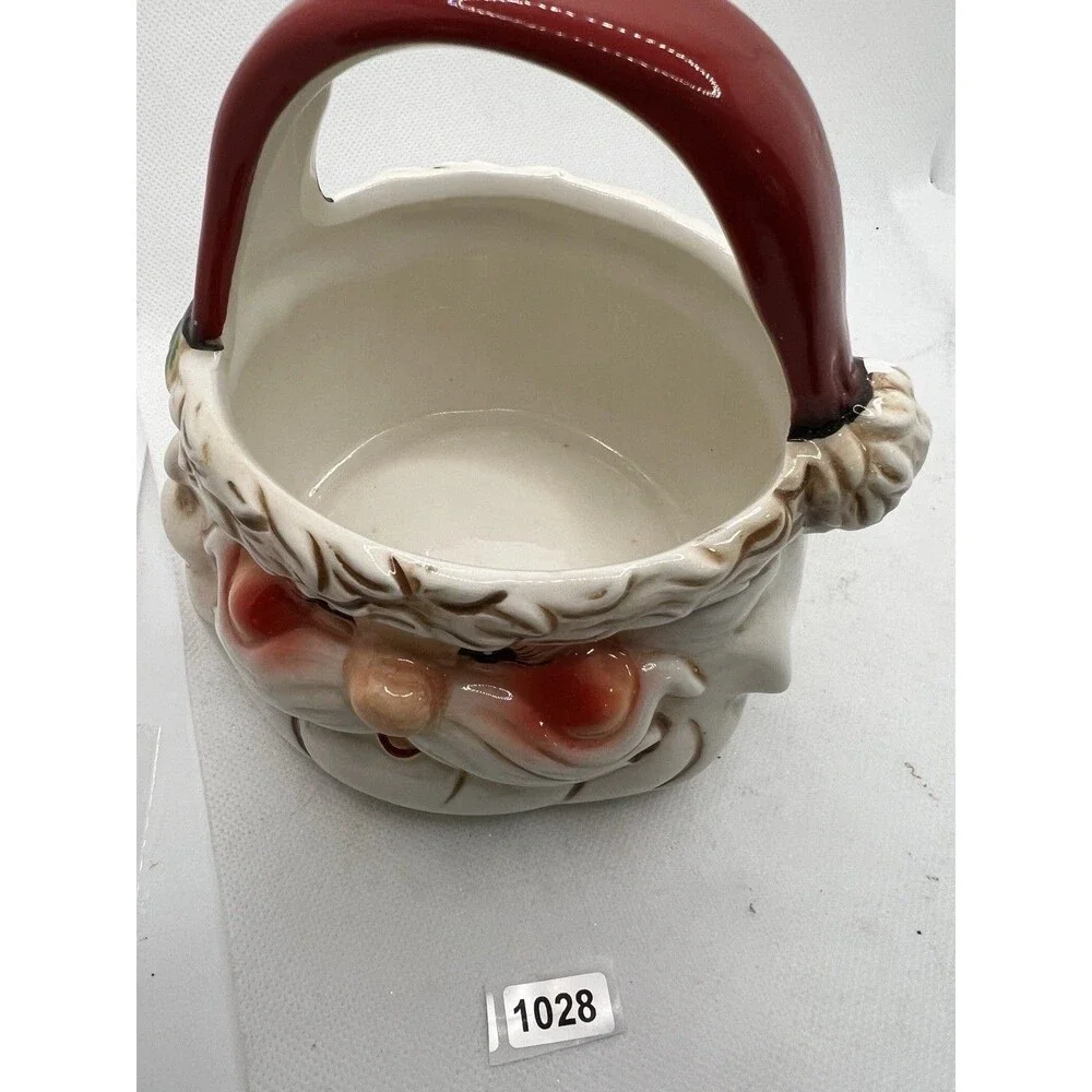 Holiday at Home earthenware santa
